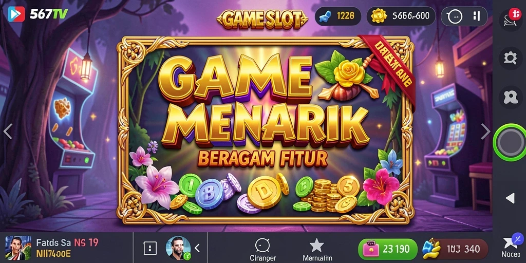 Tampilan gameplay Slot yang seru dan menghibur di 567TV.
