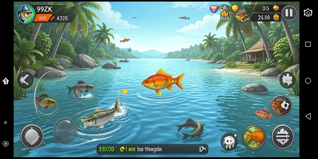 Tangkapan ikan besar dalam 99ZK dengan grafis yang memukau.
