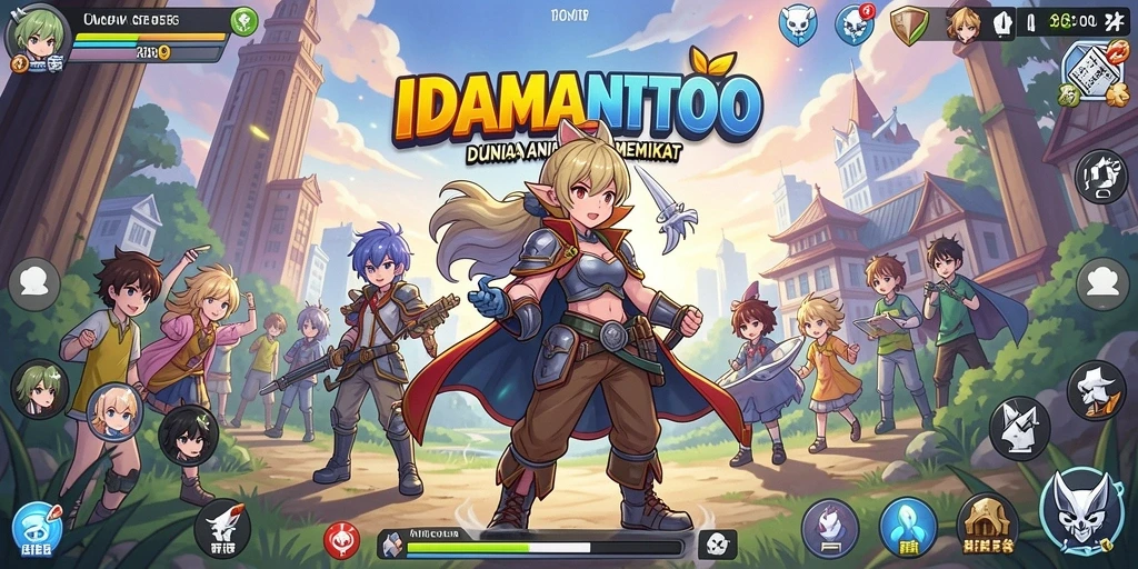 Tampilan gameplay yang memukau dari IDAMANTOTO.