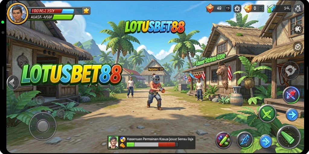 Tampilan gameplay dari LOTUSBET88 yang seru dan menghibur.