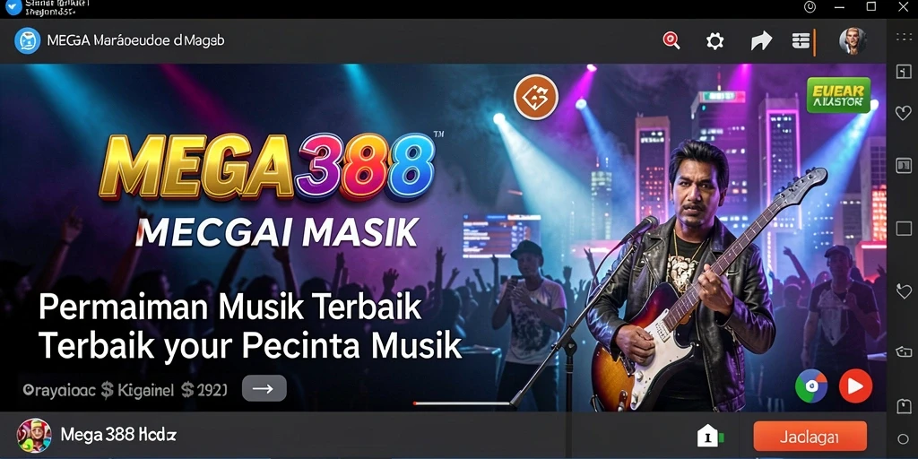 Screenshot gameplay MEGA388 menampilkan pengalaman musik yang seru.