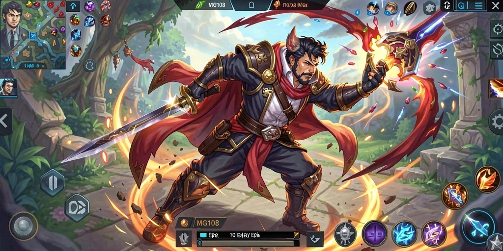 Gameplay seru dan dinamis di MG108 dengan pertarungan epik.