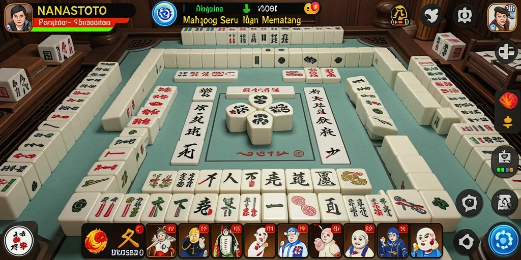 Tampilan gameplay seru dalam NANASTOTO yang penuh warna.