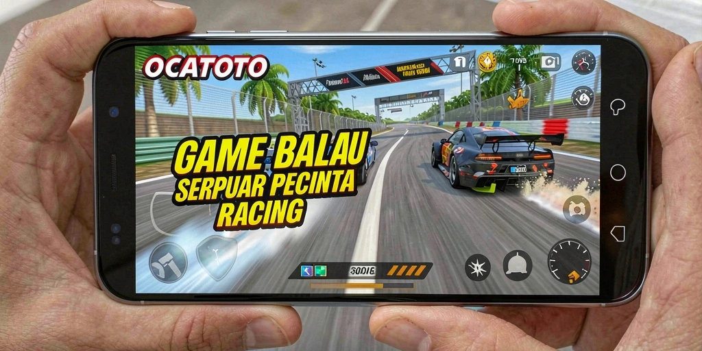 Gameplay seru OCATOTO dengan balapan yang menegangkan.