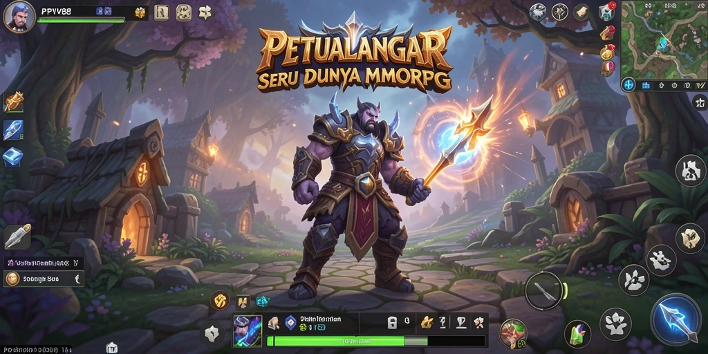 Screenshot PPV88 menampilkan petualangan seru dalam gameplay MMORPG.