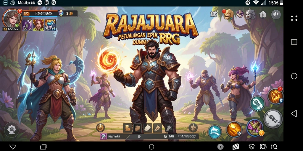 Gambaran gameplay RAJAJUARA yang menegangkan dan penuh aksi.