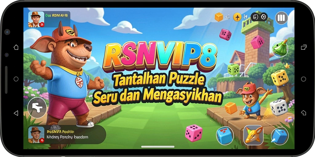 Tampilan seru gameplay RSNVIP8 dengan berbagai tantangan Puzzle.