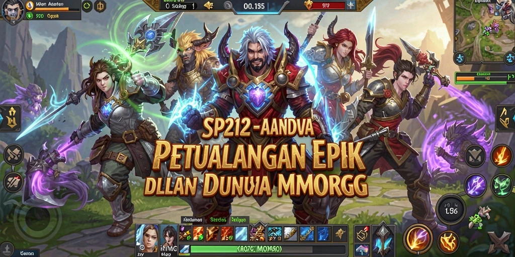 Screenshot utama menunjukkan aksi mendebarkan dalam game MMORPG ini.