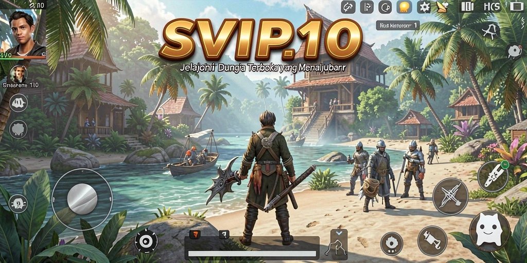 Tampilan atraktif dunia terbuka SVIP10 yang mengesankan.