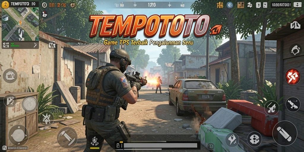 Tampak seru dari pertempuran di TEMPOTOTO dengan aksi TPS yang mendebarkan.