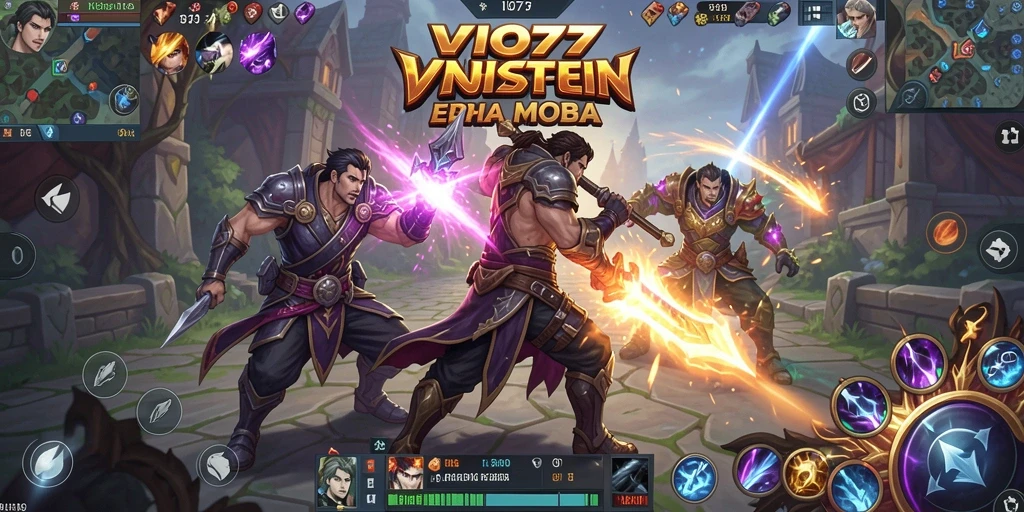 Tampilkan aksi seru dalam pertandingan MOBA VIO77.